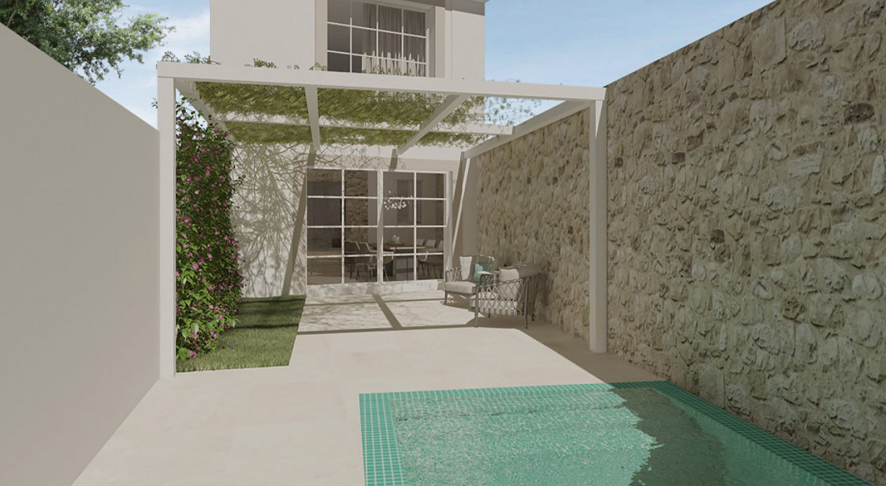Immobilie in 07650 Mallorca - Santanyí: Kernsaniertes Stadthaus mit Pool im Zentrum von Santanyí - bild 1