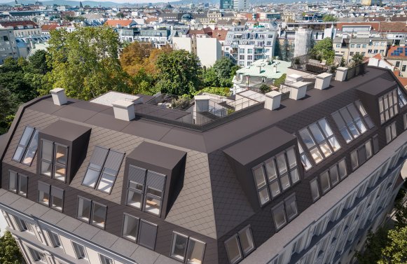 Property in 1030 Wien, 3. Bezirk: The Legacy: dreamlike 4-room roof terrace flat