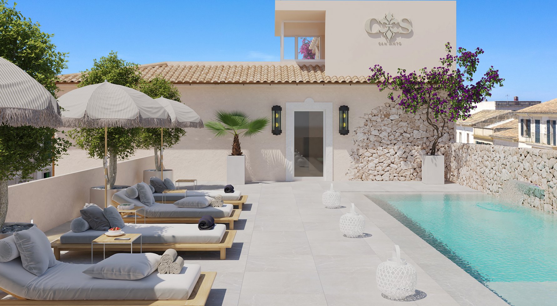 Immobilie in 07640 Ses Salines: Projekt für ein 4-Sterne Boutique-Hotel im Zentrum von Ses Salines - bild 1
