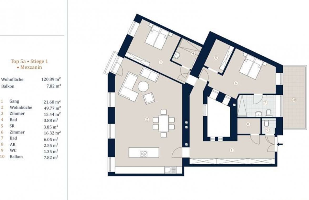 Property in 1090 Wien, 9. Bezirk: Grand Park Residence: Stately old building with green views! - picture 5