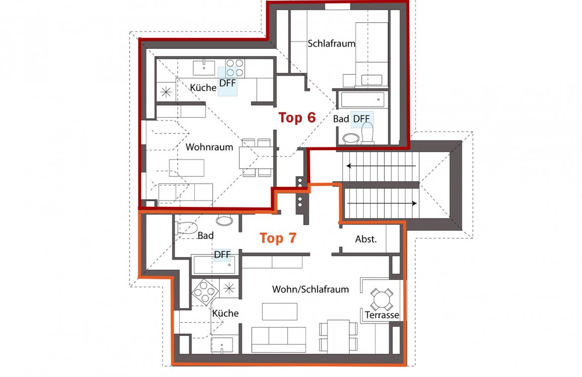 Immobilie in 5020 Salzburg - ​Gnigl: Altbaucharme! 2-Zimmer DG-Wohnung in zentraler Lage - bild 5