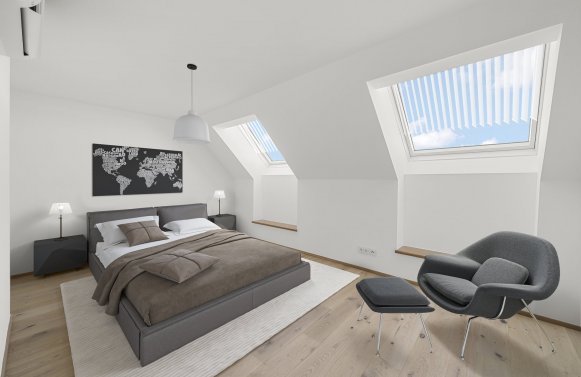 Immobilie in 1030 Wien, 3. Bezirk: Traumhafte Dachgeschosswohnung mit Blick über Wien!