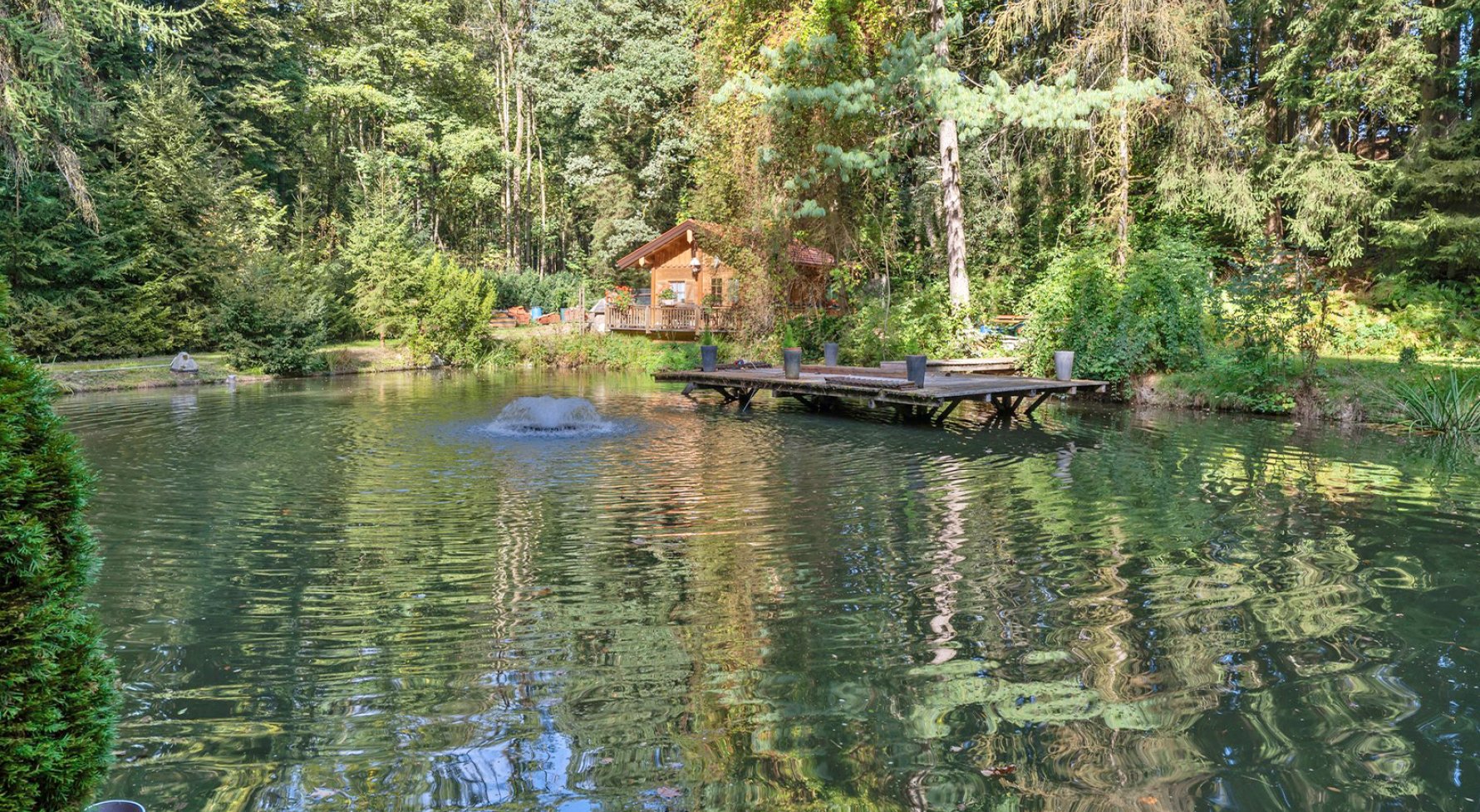 Immobilie in 4743 Ried im Innkreis - Peterskirchen: Petri Heil - Fischerparadies! Fischteiche mit romantischer Hütte und Steg - bild 1