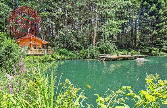 Immobilie in 4743 Ried im Innkreis - Peterskirchen: Petri Heil - Fischerparadies! Fischteiche mit romantischer Hütte und Steg