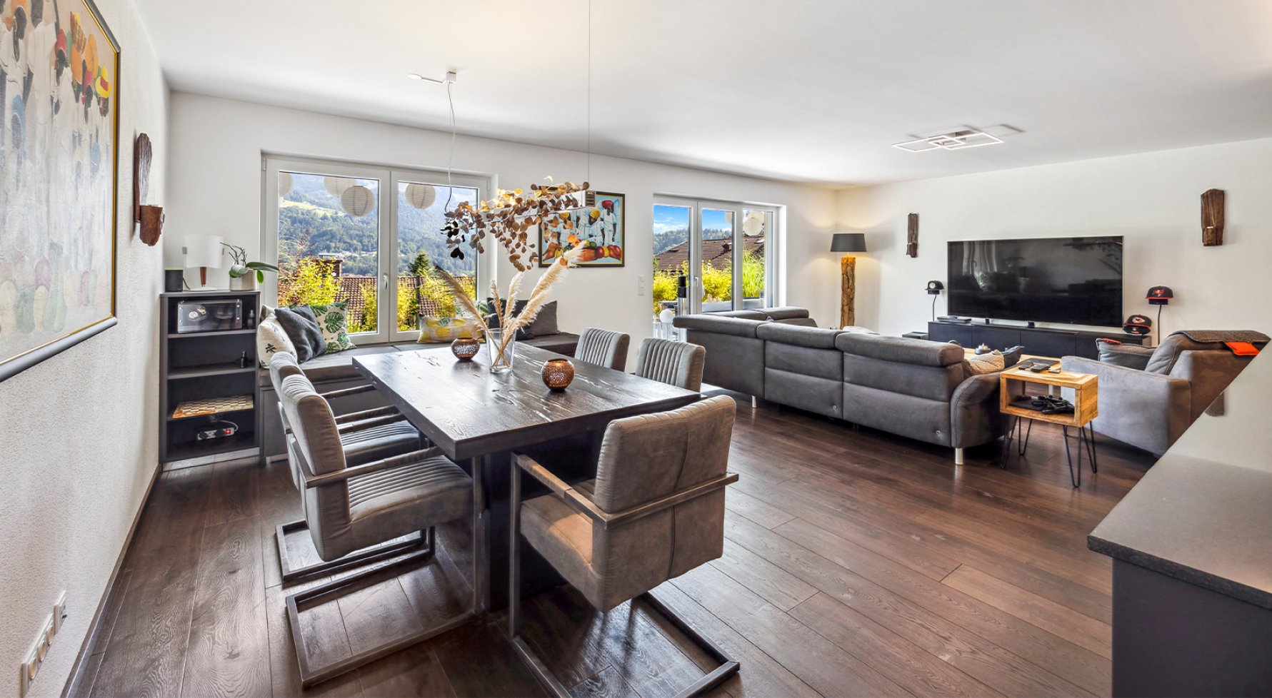 Clear view! Modern terrace apartment in Berchtesgaden Apartment in