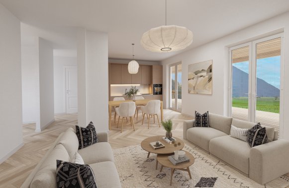 Immobilie in 5081 Salzburg - Anif: 3-Zimmer Gartenwohnung in Bestlage! Wohnen mit Blick auf den Untersberg