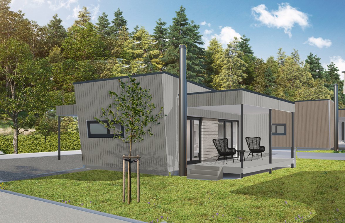 Immobilie in 5212 Innviertel - Kobernaußerwald: Zweitwohnsitz! Smart Living im Kleinformat: modernes Mikrohaus - bild 1