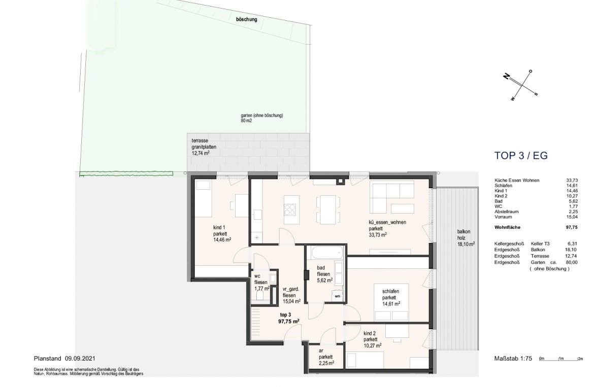 Immobilie in 5621 Salzburg - St. Veit im Pongau: Exklusives Neubauvorhaben - 4-Zimmer-Wohnung mit Garten und Balkon - bild 5