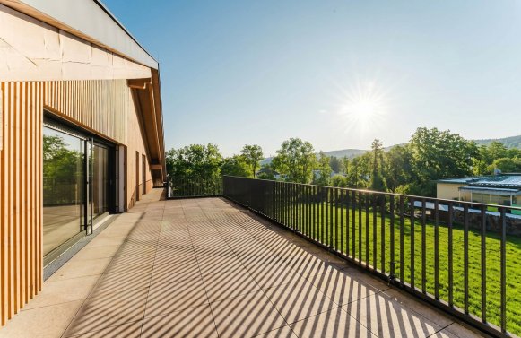 Property in 4910 Upper Austria - Ried im Innkreis: Bright joy! Roof terrace apartment in a quiet suburban location with a view