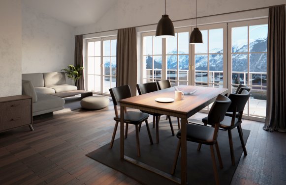 Property in 5710 Zell am See - Kaprun: 2 -bedroom apartments/penthouse in the heart of Kaprun ski resort