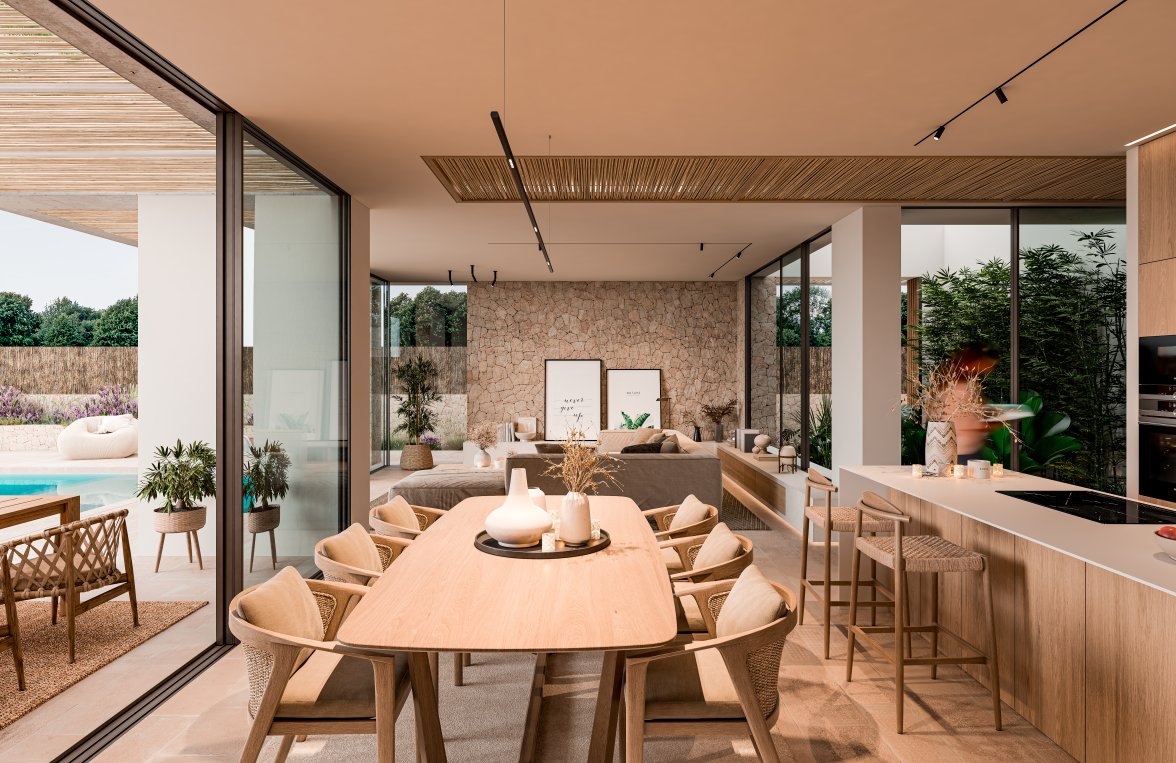 Property in 07690 Mallorca - Cala Llombards: Modern villa with roof terrace near the beach in Cala Llombards - picture 3