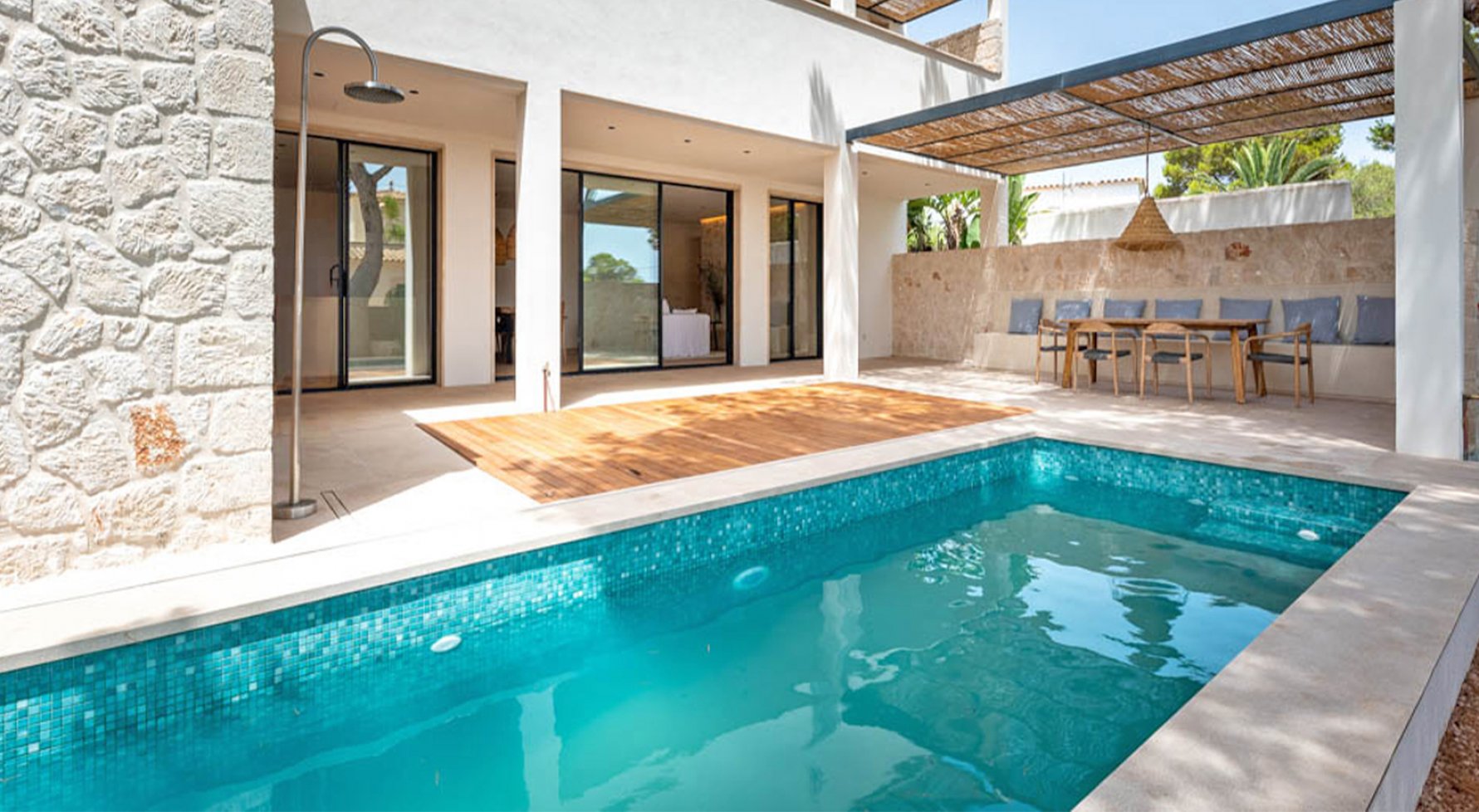 Immobilie in 07690 Mallorca - Cap d'es Moró: Neubau: Luxusvilla mit Pool in Cap d’es Moro - bild 1