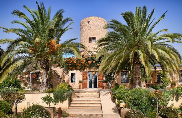 Immobilie in 07208 Mallorca - Es Carritxó: Charmantes Landhaus mit historischer Mühle und Meerblick bei Es Carritxò