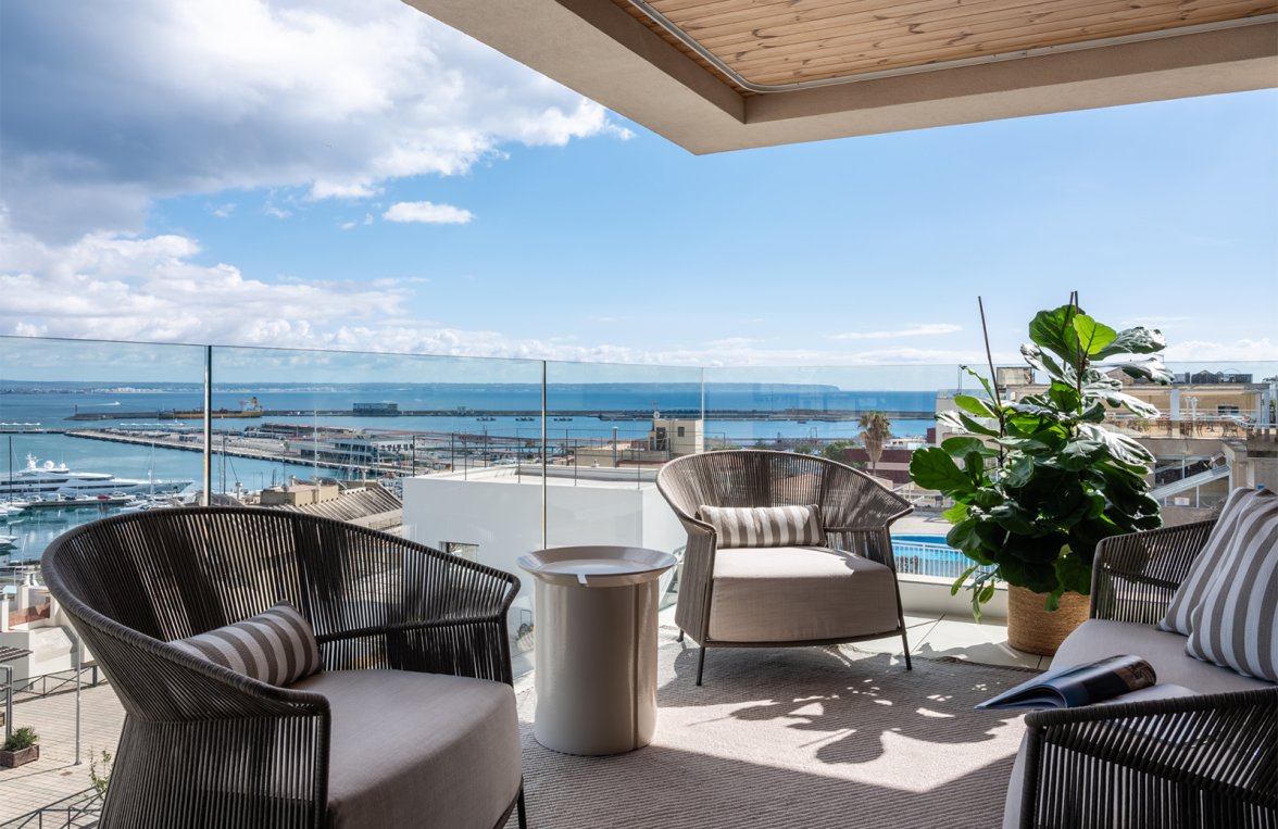 Property in 07001 Mallorca - Palma de Mallorca: Pack your bags and move in! Exclusive apartment with spectacular sea view - picture 3