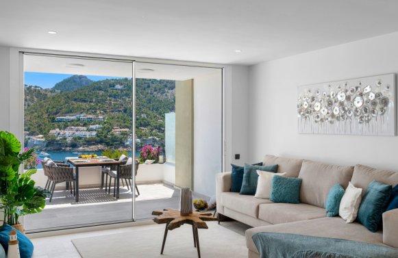 Immobilie in 07157 Spanien - Port d´Andratx: Neu renovierte Wohnung mit freiem Blick auf den Hafen
