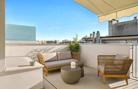 Immobilie in 07006 Mallorca - Portixol: Exklusives Duplex Penthouse in Portixol
