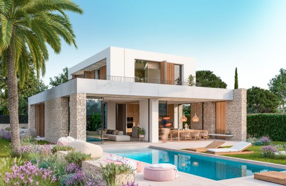 Property in 07650 Spanien - Santanyi: Detached design house close to the beach of Cala Llombards