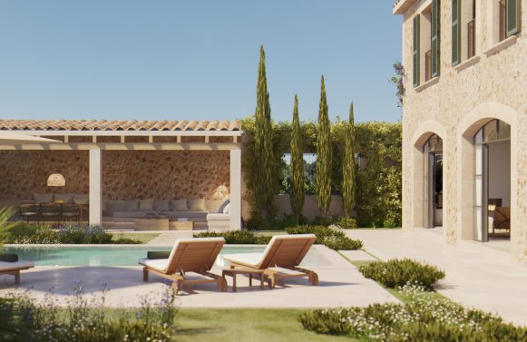 Property in 07640 Spanien - Ses Salines: New construction: Village house in Ses Salines