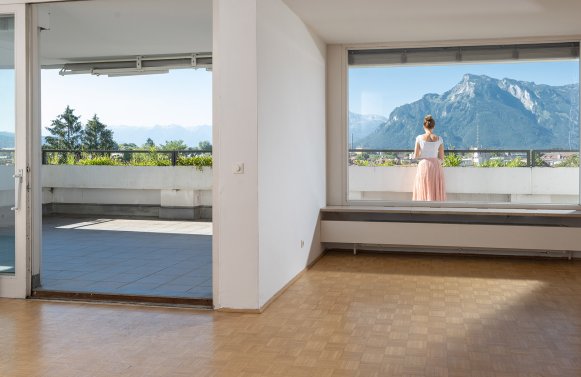 Property in 5020 Salzburg - Maxglan: A real star in the penthouse heaven! With an XXL roof terrace in an ideal central 