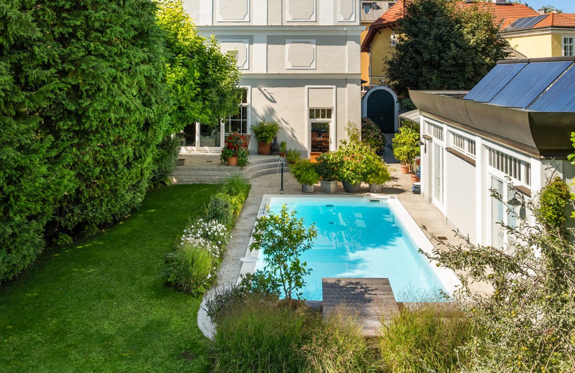 Immobilie in 3400 Niederösterreich - Klosterneuburg: Wohnen im Herzen von Klosterneuburg! Exklusive Wohnung mit Pool und Garten - bild 4