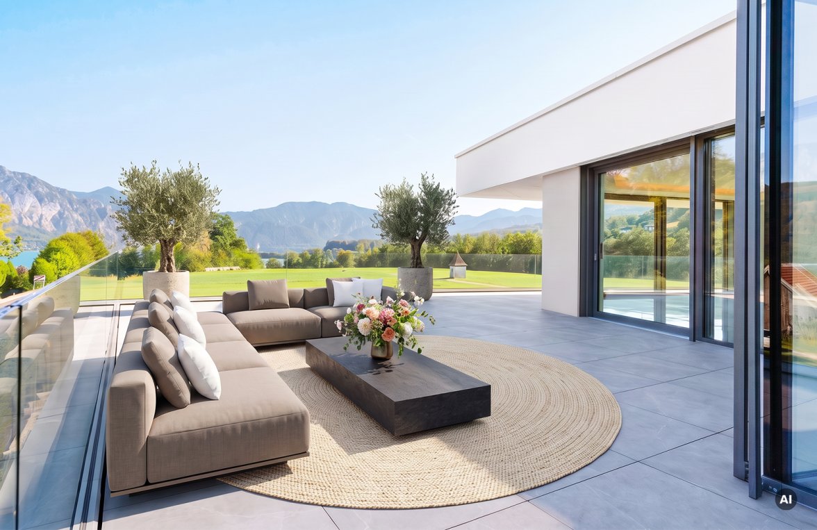 Immobilie in 4865  Salzkammergut - Attersee: Atterseeblick! Exklusive Dachterrassenwohnung mit weitläufiger Sonnenterrasse - bild 3