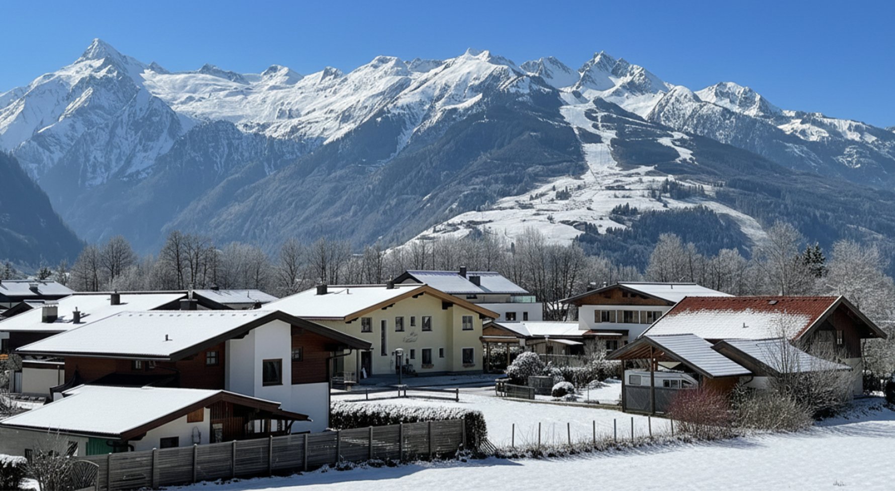 Immobilie in 5700 Salzburg - Pinzgau - Zell am See: Neubau-Chalet im Ski-Gebiet Zell am See - Kaprun mit Blick auf das Kitzsteinhorn - bild 1