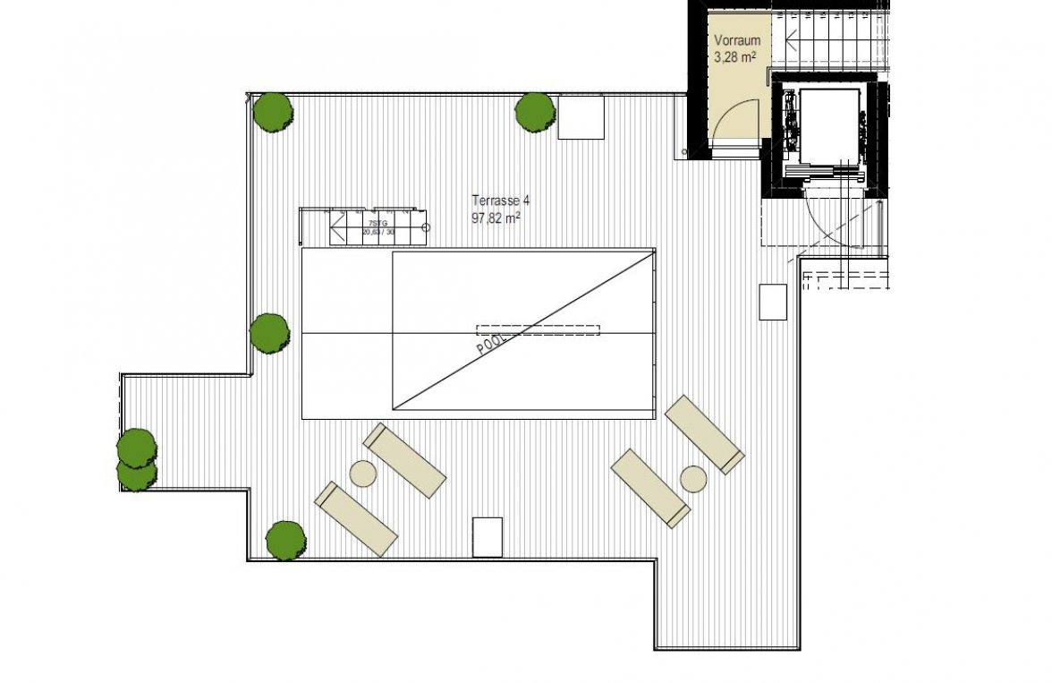 Immobilie in 1190 Wien, 19. Bezirk: Die ultimative Freiheit: Penthouse mit Pool und Blick über Wien! - bild 8