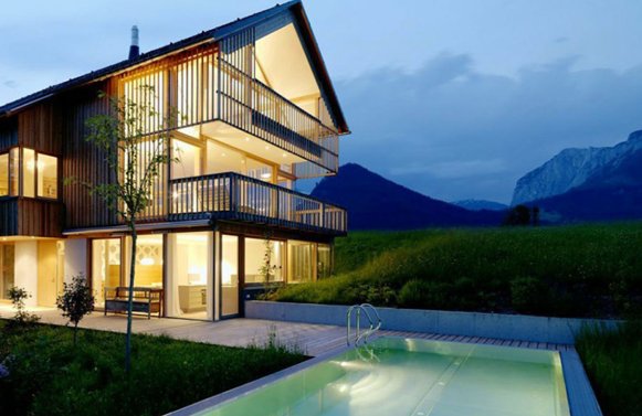 Property in 8990 Bad Aussee im Salzkammergut: On the sunny side! Award-winning architect's villa in a modern Aussee look 