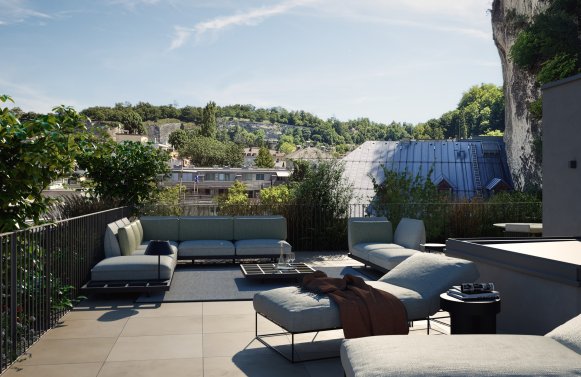 Immobilie in 5020 Salzburg - Rainberg: „HOUSE in HOUSE“ mit fünf Tiefgaragenplätzen – eine Rarität im Festspielbezirk