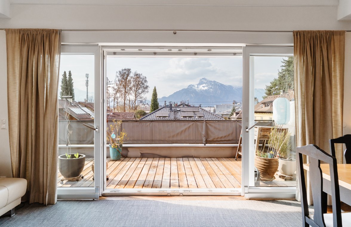 Nemovitosti v 5026 Salzburg - Aigen: Sedačka v boxu na nejlepším místě Aigen! Slunný byt v nejvyšším patře s výhledem na Untersberg - obrázek 4