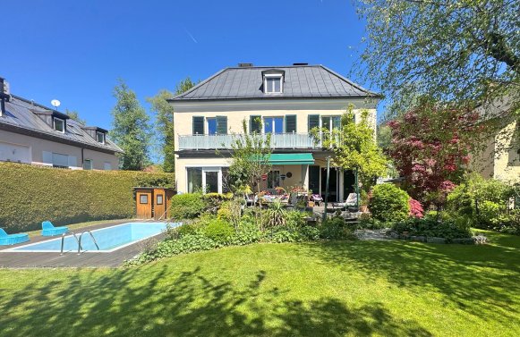 Immobilie in 5026 Salzburg - Aigen: Wohlfühloase! Villa in Grünruhelage mit Garten und Pool