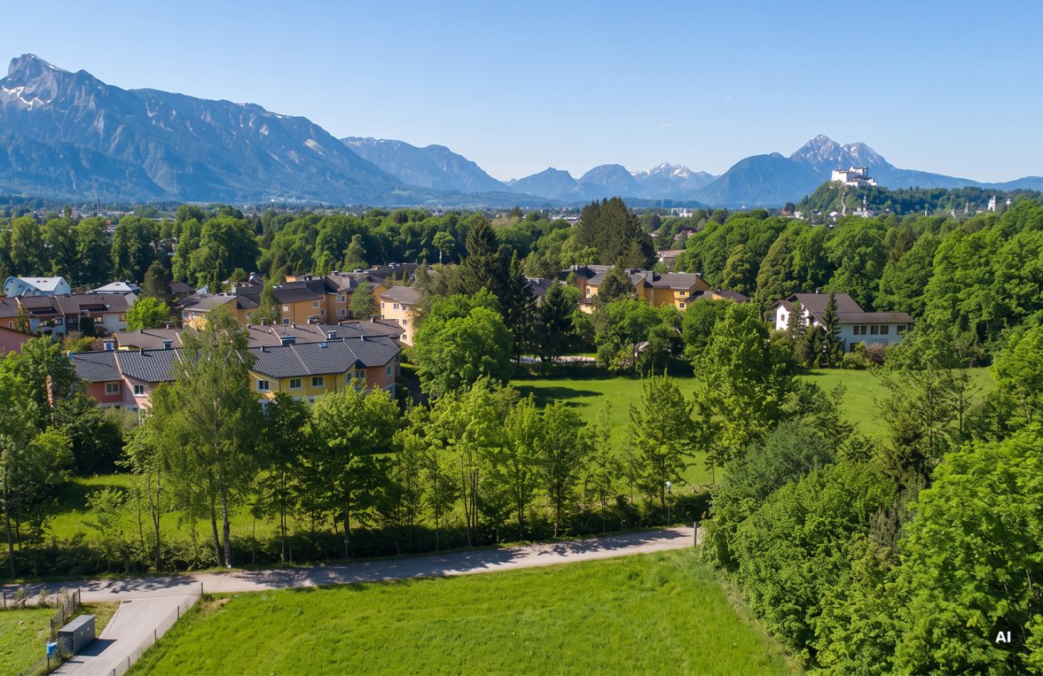 Property in 5020 Salzburg - Aigen: Prime location! 2,000 m² plot in a quiet location in the heart of Salzburg-Aigen - picture 2