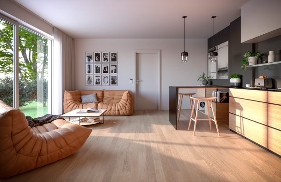 Immobilie in 5026 Salzburg - Aigen: Klein aber fein! Charmante 2-Zimmer Gartenwohnung  mit 2 Terrassen