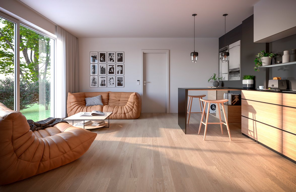 Immobilie in 5026 Salzburg - Aigen: Klein aber fein! Charmante 2-Zimmer Gartenwohnung  mit 2 Terrassen - bild 1