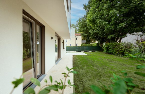 Immobilie in 5026 Salzburg - Aigen: Luxus im Kleinen! 2-Zimmer Wohnung mit Terrasse und Garten