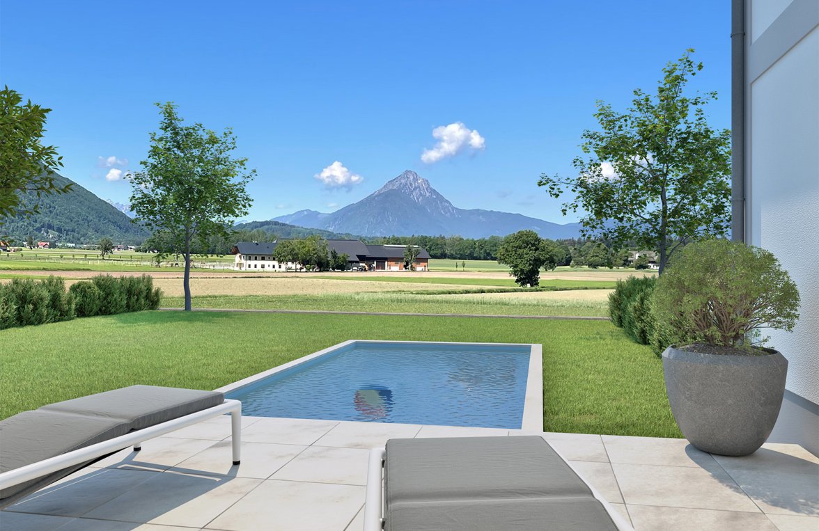 Property in 5081 Salzburg - Anif: 3-room garden apartment in a prime location! Living with a view of the Untersberg  - picture 2