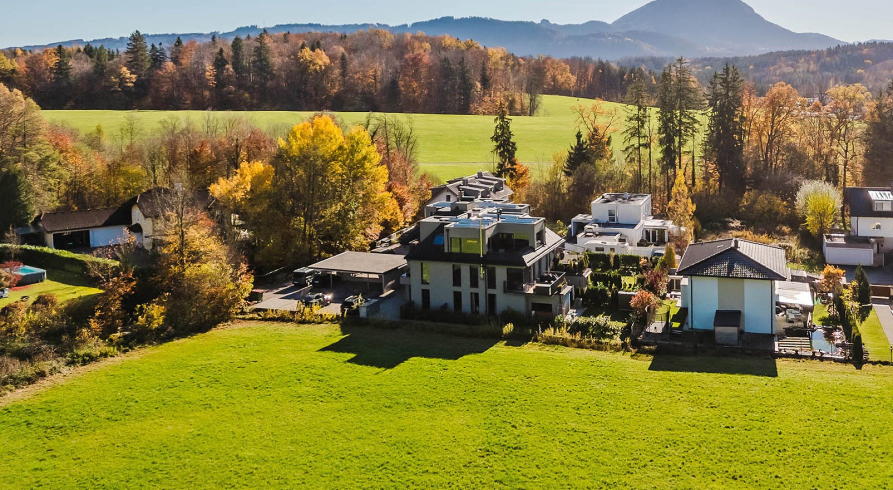 Immobilie in 5161 Salzburg - Salzburger Seenland: Ruhig im Grünen, aber stadtnah! Wohnjuwel im Dachgeschoss direkt am Grünland - bild 1