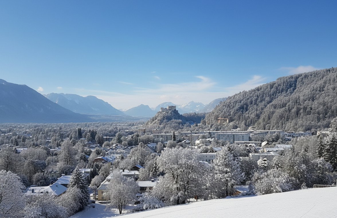 Immobilie in 5020 Salzburg - Parsch: Über den Wolken: 2.215 m² Panoramagrund - bild 1