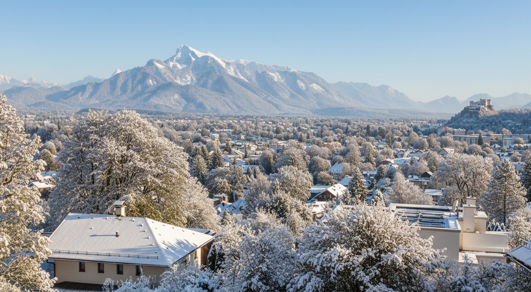 Immobilie in 5020 Salzburg - Parsch: Über den Wolken: 2.215 m² Panoramagrund - bild 1