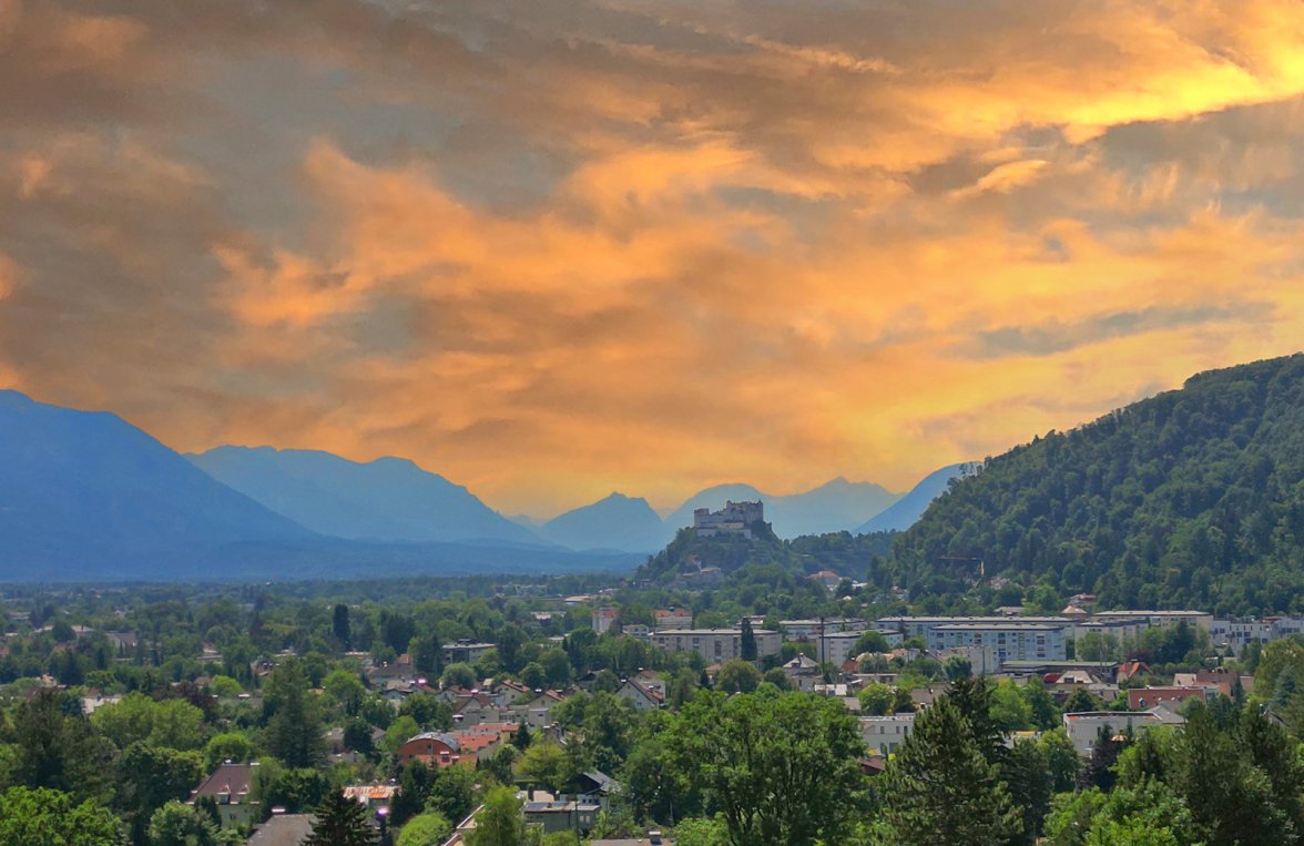 Immobilie in 5020 Salzburg - Parsch: Über den Wolken: 2.215 m² Panoramagrund - bild 1