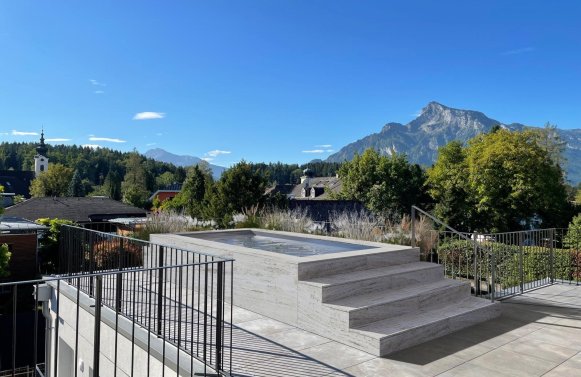 Immobilie in 5020 Salzburg - Gneis/Morzg: 255 m² Penthouse auf einer Ebene mit großen Panoramaterrassen in Morzg