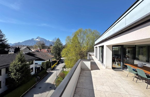 Property in 5020 Salzburg - Josefiau: Fantastic view! First-class penthouse in a quiet location