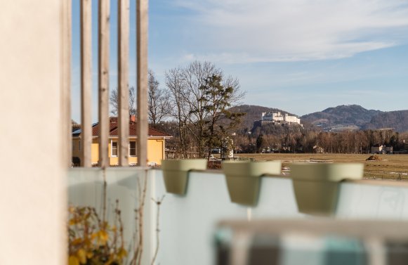 Property in 5020 Salzburg - Leopoldskroner Moos: A view for connoisseurs! 3-room apartment with fortress view in Leopoldskron