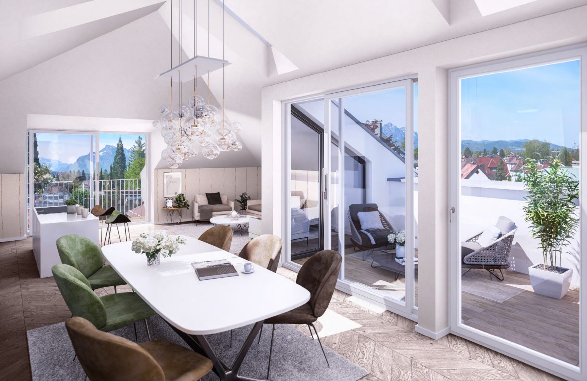 Immobilie in 5020 Salzburg - Riedenburg: Über den Dächern der Riedenburg – Exklusives Dachgeschosswohnen mit Terrasse  - bild 1
