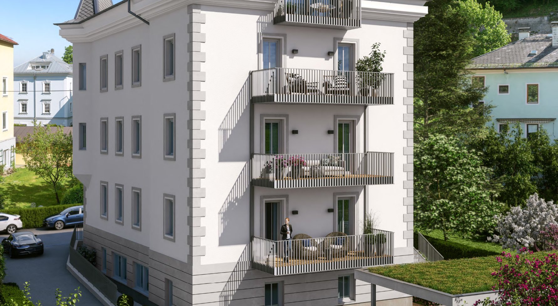 Immobilie in 5020 Salzburg - Riedenburg: Über den Dächern der Riedenburg – Exklusives Dachgeschosswohnen mit Terrasse  - bild 1