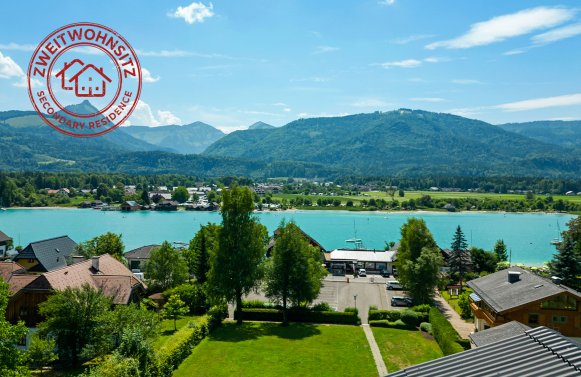 Immobilie in 5360 Salzkammergut - Ried am Wolfgangsee: WOHNEN AM WOLFGANGSEE - ZWEITWOHNSITZ! 2-Zimmer Wohnung mit direktem Seezugang