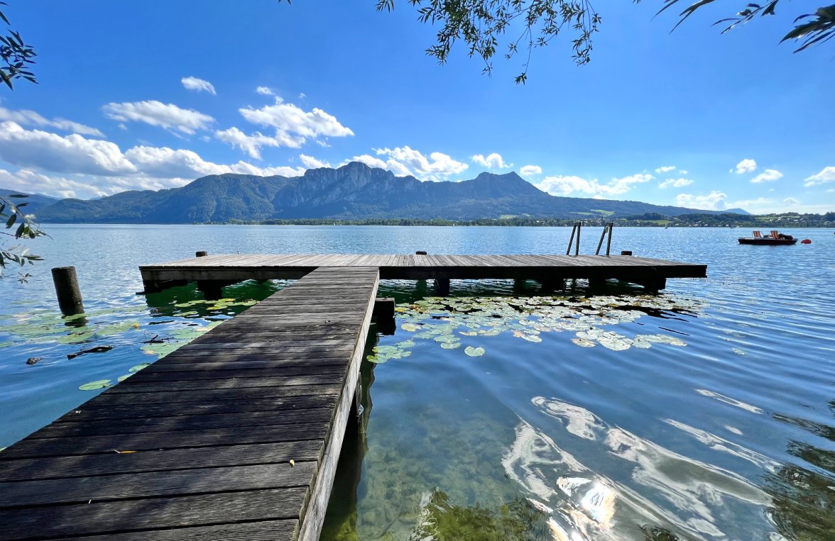 Property in 5310 Salzkammergut - Mondsee: Pole position Mondsee! A home with panoramic views and a bathing area with jetty - picture 5