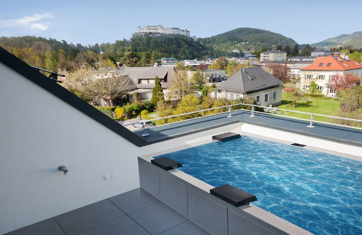 Immobilie in 5020 Salzburg - Thumegg: Über den Dächern Salzburgs! Penthouse-Maisonette mit Festungsblick in Leopoldskron - bild 3