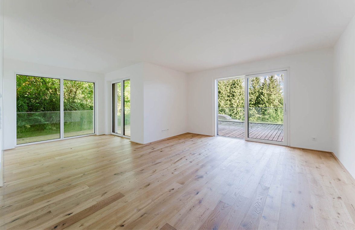 Nemovitosti v 4865 Salzkammergut - Attersee - Parschallen am Attersee: Pohled do dálky! Zahradní byt u kouzelného jezera Attersee - obrázek 1