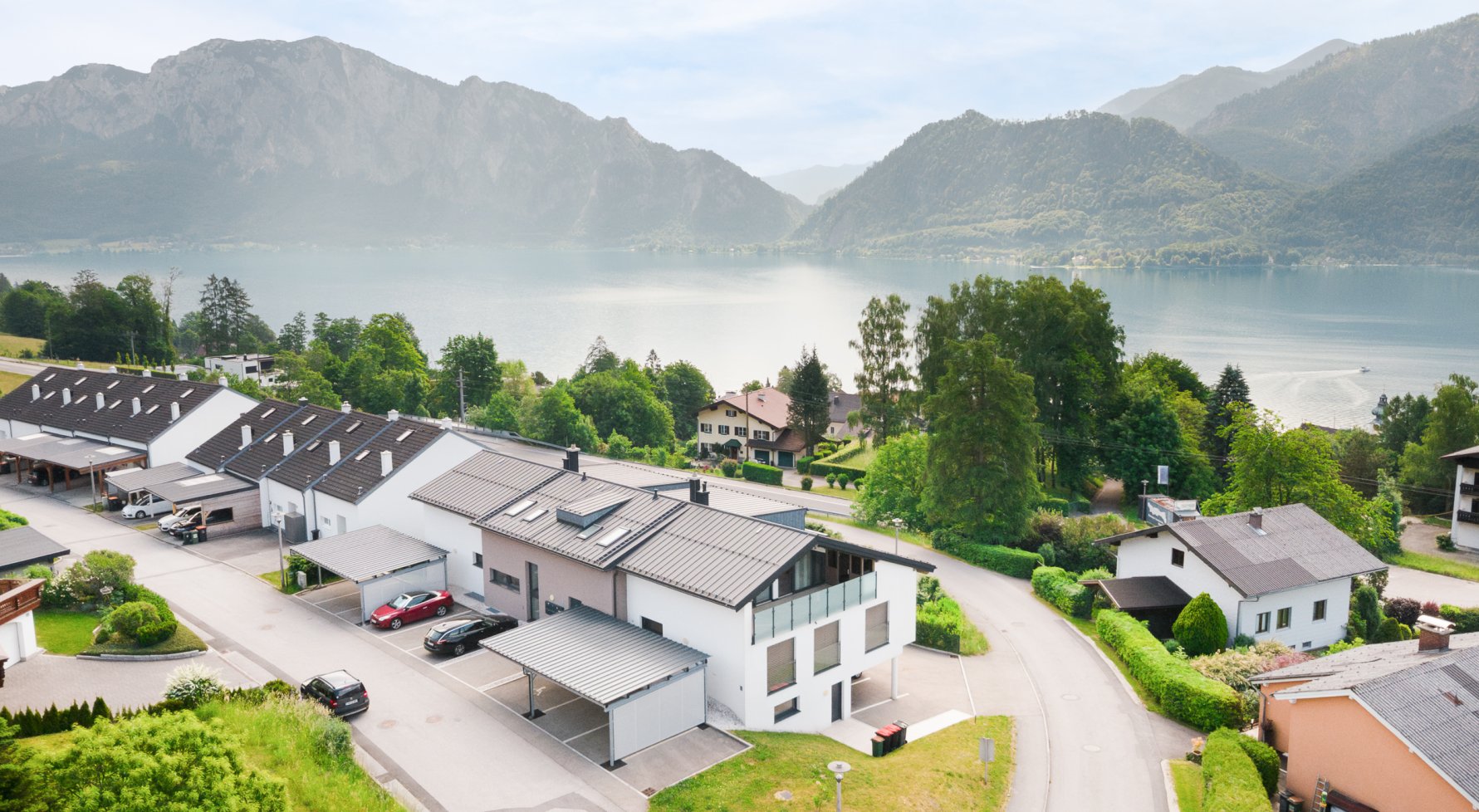 Immobilie in 4866 Salzkammergut - Unterach am Attersee: Im Herzen des Salzkammerguts! Ihr Zuhause in Unterach mit Attersee-Blick - bild 1